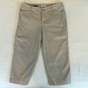 Capri khaki pants, size 4
